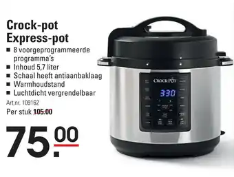 Sligro Crock-Pot Express-pot aanbieding