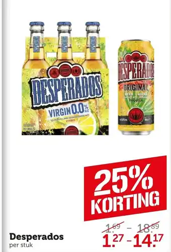 Coop Desperados aanbieding