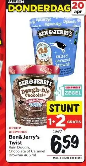 Vomar Voordeelmarkt Ben&jerry's aanbieding