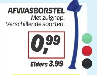 Dekamarkt Afwasborstel aanbieding