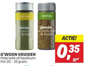 Dekamarkt G'woon kruiden aanbieding