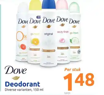 Action Dove deodorant aanbieding