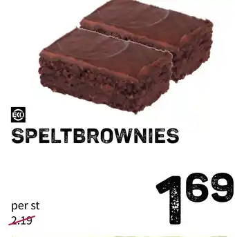 Ekoplaza SPELTBROWNIES aanbieding