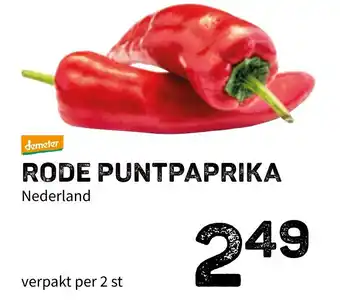 Ekoplaza Rode puntpaprika aanbieding