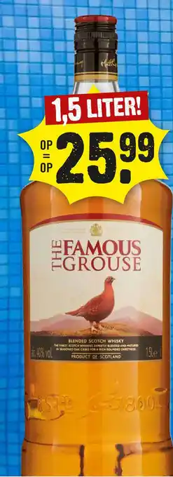 Dirck 3 The Famous Grouse 1,5L aanbieding