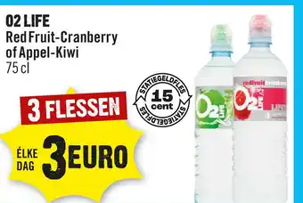 Dirck 3 02 Life Red Fruit-Cranberry of Appel-Kiwi 75cl aanbieding