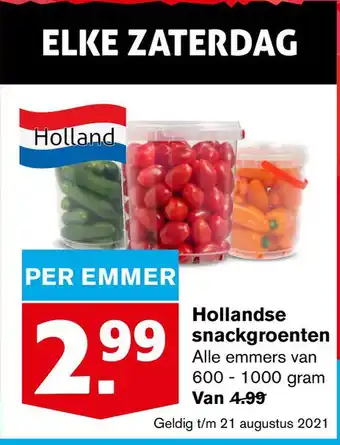 Hoogvliet Hollandse snackgroenten aanbieding