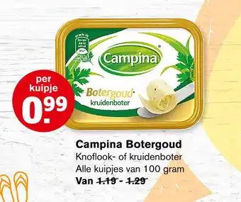 Hoogvliet Campina Botergoud aanbieding