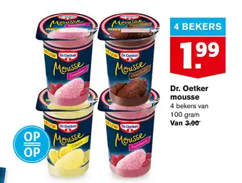 Hoogvliet Dr. Oetker mousse aanbieding