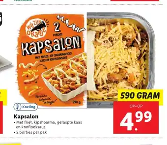 Lidl Kapsalon 590 gram aanbieding