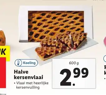 Lidl Halve kersenvlaai 600 g aanbieding