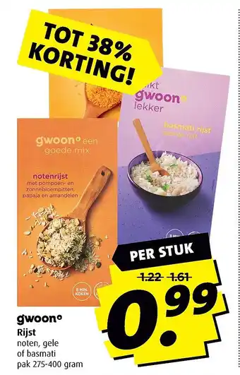 Boni Gwoon Rijst aanbieding