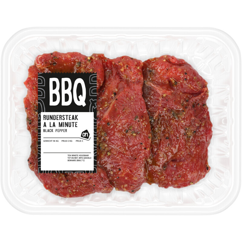 Albert Heijn Ah bbq rundersteak a la minute black pepper aanbieding