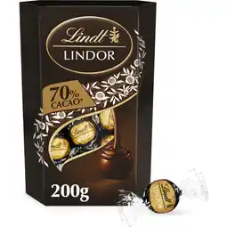 Albert Heijn Lindt lindor 70% pure chocolade aanbieding