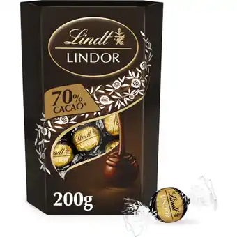 Albert Heijn Lindt lindor 70% pure chocolade aanbieding