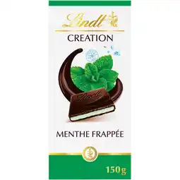 Albert Heijn Lindt creation frisse munt melkchocolade aanbieding