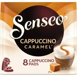 Albert Heijn Senseo cappuccino caramel coffee pads aanbieding