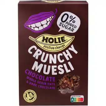 Albert Heijn Holie crunchy muesli chocolate aanbieding