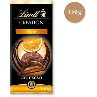 Albert Heijn Lindt creation sinaasappel pure chocolade aanbieding