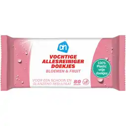 Albert Heijn Ah hygiënische doekjes bloemen & fruit aanbieding