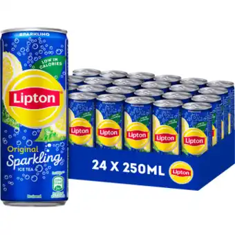 Jumbo Lipton ice tea sparkling original 6 x 4 x 250ml aanbieding