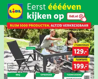 Lidl Livarno home Tuinmeubels Toronto aanbieding