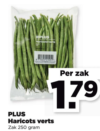 PLUS Plus haricots verts aanbieding