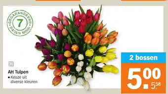 Albert Heijn Tulpen 2 bossen aanbieding