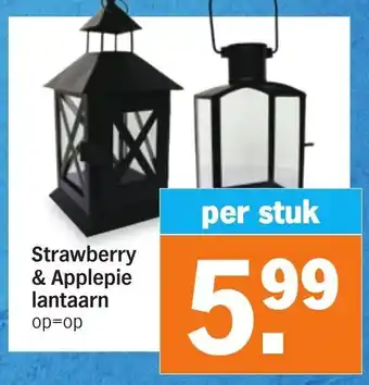 Albert Heijn Strawberry & applepie lantaarn per stuk aanbieding