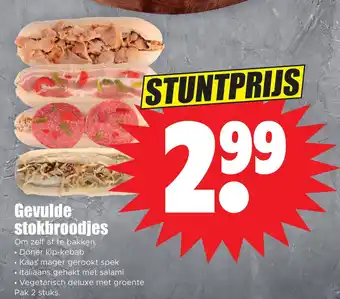 Dirk Gevulde stokbroodjes aanbieding