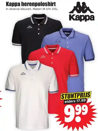 Dirk Kappa herenpoloshirt aanbieding