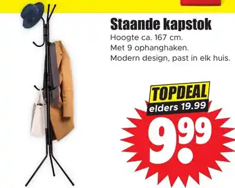 Dirk Staande kapstok 167CM aanbieding