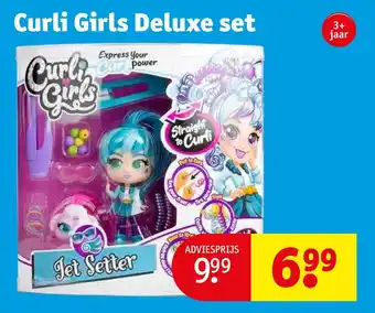 Kruidvat Curli girls deluxe set aanbieding