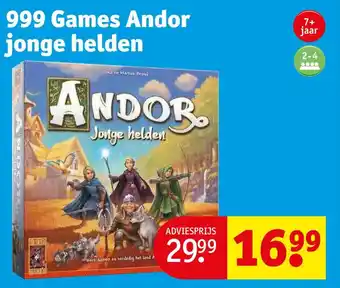 Kruidvat 999 games andor jonge helden aanbieding