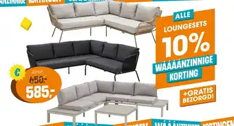 Kwantum Alle loungeset aanbieding