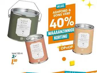 Kwantum Alle ashford & sons verf aanbieding