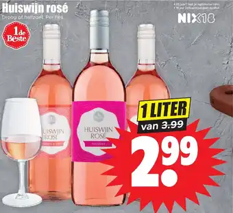 Dirk Huiswijn rose 1 liter aanbieding