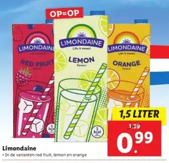 Lidl Limondaine aanbieding