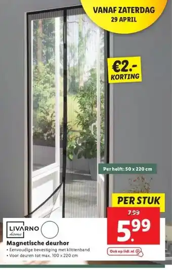 Lidl Magnetische deurhor aanbieding