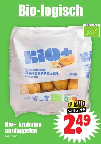 Dirk Bio+ kruimige aardappelen aanbieding