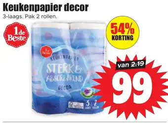 Dirk Keukenpapier decor aanbieding