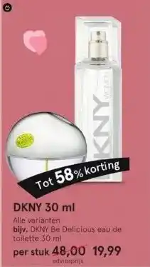 Etos Dkny 30 ml alle varianten aanbieding