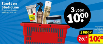 Kruidvat Elnett en studioline aanbieding