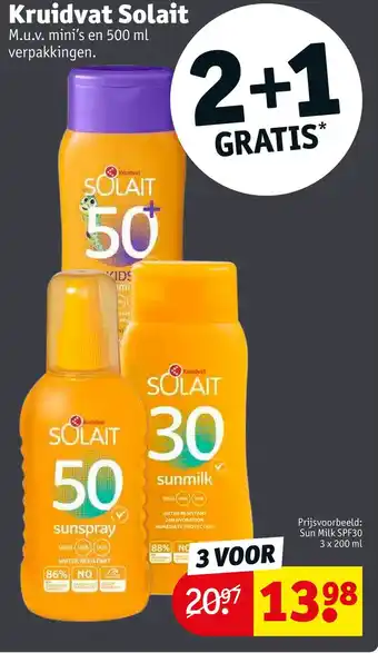 Kruidvat Kruidvat solait aanbieding