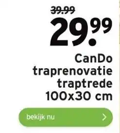 GAMMA Cando traprenovatie traptrede aanbieding