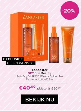 ICI Paris XL Lancaster aanbieding