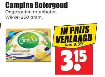 Dirk Campina botergoud aanbieding