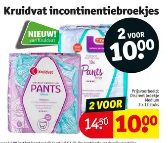 Kruidvat Kruidvat incontinentiebroekjes aanbieding