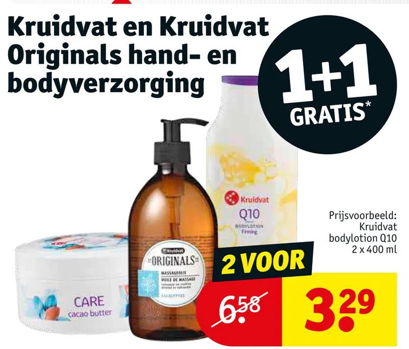 Kruidvat en kruidvat originals hand en aanbieding bij Kruidvat