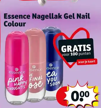 Kruidvat Essence nagellak gel nail colour aanbieding